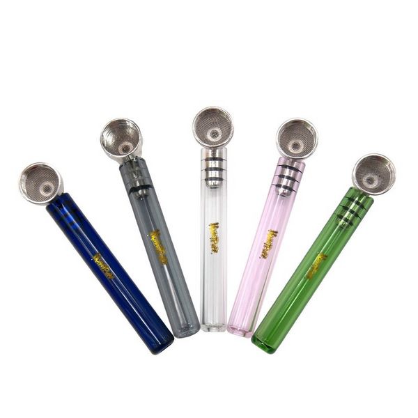 Homeypuff couleur verre tuyau marque logo verre jetable shisha vape stylo peut être personnalisé verre bong silcone tuyaux