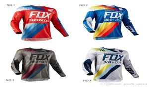 Costume de course Honda Cycling Downhill Fox Jersey Cycling Wear Sweat à sweat à manches longues Suit de moto personnalisé Custom 2019 Nouveau style Rapha J4814687