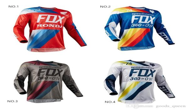 Costume de course Honda Cycling Downhill Fox Jersey Cycling Wear Sweat à sweat à manches longues Suit de moto personnalisé Custom 2019 Nouveau style Rapha J4814687