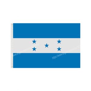 Drapeaux du Honduras Bannière nationale en polyester volant 90 * 150cm 3 * 5ft Drapeau partout dans le monde dans le monde extérieur peut être personnalisé