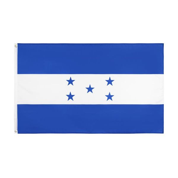 Drapeau National du Honduras Pour La Décoration Au Détail Usine Directe Entier 3x5Fts 90x150cm Polyester Bannière Intérieur Extérieur Usage2999