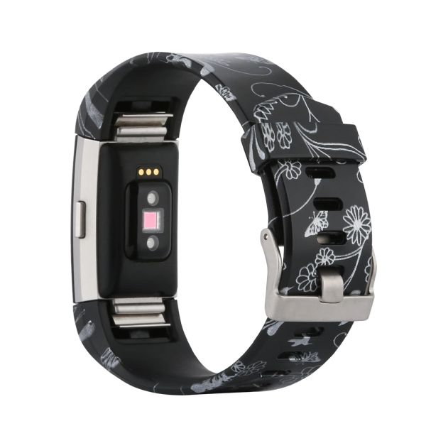 HONECUMI COLORFURFUL BAND POUR FITBIT CHARGE 2 STRAPE DE TRAPE SMART-SMARTHATCH SILICON