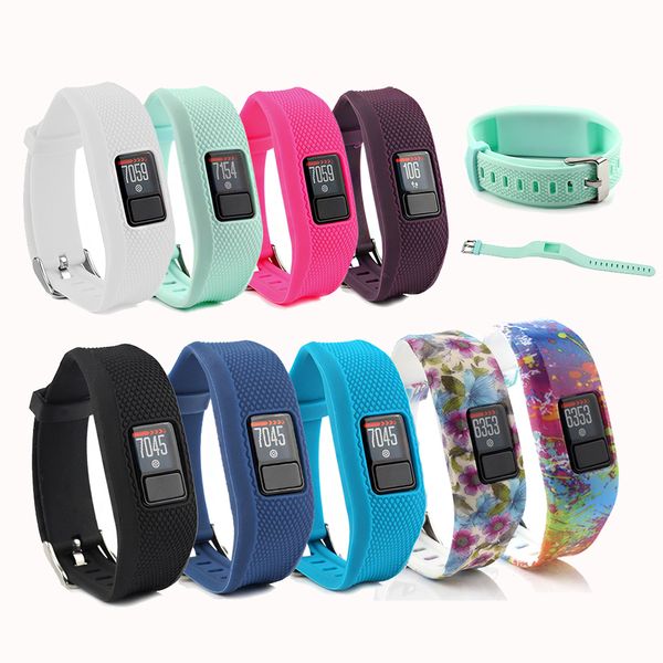 HONECUMI SMART Watch Bands pour Garmin Vivofit 3 et pour Garmin Jr Kids Silicone Wristbbbrand accessoire interchangeable