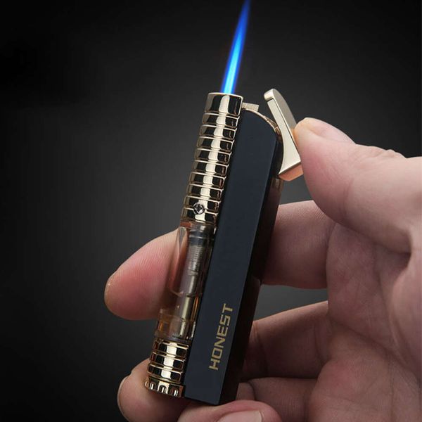 Honnête butane plus léger Torche Torche Blue Flame mini allume-cigarette