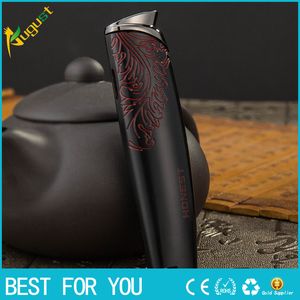 Honnête bonne qualité personnalité créative allume-cigare coupe-vent en métal briquet à gaz Jet torche briquet pour l'extérieur avec boîte-cadeau