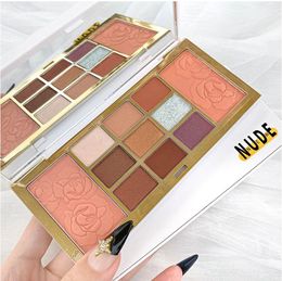 Beauté de miel Get Ensemble Palette à paupières avec 11 pigments-riche en fluctueur de flucceur, couleur riche en velours, nuances neutres roses polyvalentes