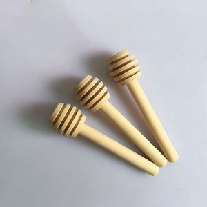 Honey Swear Bar Mélangez la poignée Potté Pooton Pratique 1PC Bois Boule Long Sticks Supplies Honeys Kitchen Tools Mini Bois Stick Dh978