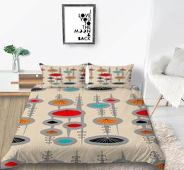 Honingraat beddengoed set retro -stijl 3D dekbedovertrek Indian King Queen Twin volledige dubbele single soft bed cover met Pillowcase7945904