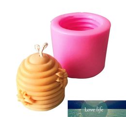 Nid d'abeille en silicone moule diy aromathérapie plâtre 3d bougie moude de silicone argile argile en silicone fondant gâteau de décoration outils de décoration f3397263