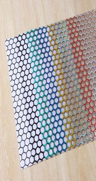 Honeycomb Car Autocollant décoratif pour la voiture COUVERTURE LETURE MULTICOLER