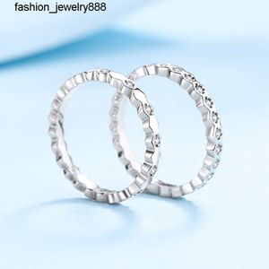 Anillo de plata S925 con forma de panal y medio diamante, chapado para mujer, anillo de piedra Mossan pt950, soporte vacío