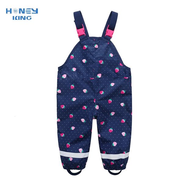 Honeyking Children Pantalage de pluie imperméable Bébé combinaisons garçons filles salopette Pantal