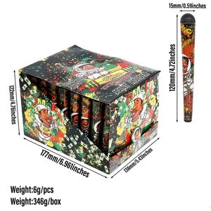 HONEYPUFF Astronautes Tabac En Plastique Doob Tube Stash Bocal 120mm Herbe Cas De Stockage Cigarette Roulement Cone Papier Joint Titulaire Boîte À Pilules Hermétique Solide Scellé DHL