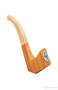 Honeypuff Creative Handmade Natural Wood Fumer Pipe 113 mm avec Smoke Bowl Mélangez Couleur de poche 6274963