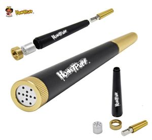 Honeypuff Detachable Metal Smoking Pipe met filter mondtips Tabakpijp hoogwaardige metalen pijpen voor het roken van kruidenaccessoires 9988298