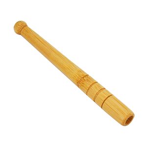 HoneyPuff Bamboo Naturel Tuyau de baseball Bas de baseball Batte-tabac tabac Toby Tableau de tabac Tableau de tabac Tableau Sèche Herb One Hitter Pipe Tuyau Fumeur Accessoire