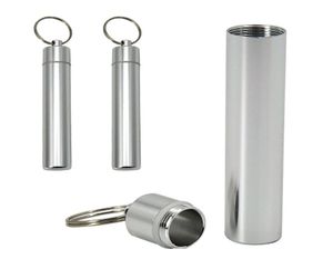 Honeypuff Silver Metal étanche à herbe étanche à herbe scellée JAR JAR Rangement 10 ml Tubes de voyage à l'épreuve des odeurs en aluminium