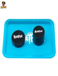 Honeypuff tabak rokende kit combo plastic rollende lade metaal rokende kruidenmolen voor tabaksmetaalopslagcontainer JAR AC5673589