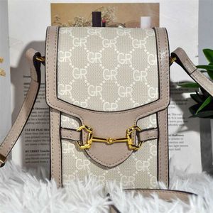 Hong Kong titres de haute qualité boucle téléphone portable 2023 nouvelle mode impression Mini diagonale Straddle sac 80% de réduction sur les sorties slae