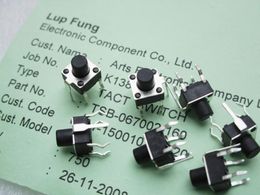 Hong Kong Lup Fung 6x6x7 Touch Button Switch 5 Feet Instrument Accessoires