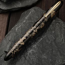 Hongdian N23 Fountain Pen Rabbit Year Design Limited Limited High-Und Encre stylos Étudiants Business Office Supplies Gold sculpture 240429