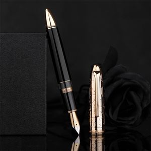 Hongdian N6 stylo plume haut de gamme affaires piston encre calligraphie en forme de torpille résine stylo étudiant cadeau d'anniversaire de Noël 220812