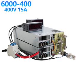 Hongpoe 6000 400V voeding 0-400V Instelbare POWE 400VDC AC-DC 0-5V Analoge signaalregeling SE6000-400 Power Transformer 400V 15A 220VAC/380VAC Input