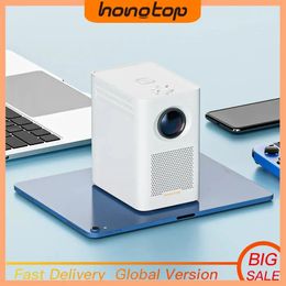 HONGTOP S30MAX Mini projecteur intelligent portable 1080P 9500L Projecteur portable Projecteurs Android avec WIFI et télécommande Bluetooth 240112