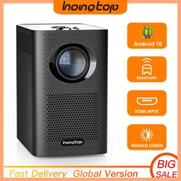 HONGTOP S30MAX Smart 4K Android WiFi Portable 1080P Home cinéma vidéo LED Bluetooth Mini projecteur 100 240110