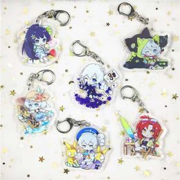 Honkai Impact 3 Sleutelhanger Acryl Leuke Grappige Anime Sleutelhanger Vrouw Kinderen Sleutelhanger Man Meisjes Llavero Sleutelhanger Sieraden PortachiaVi G1019