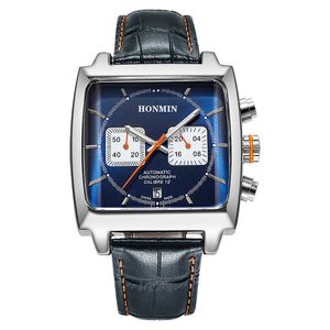 Honmin Reloj de marca de lujo Deportes Cuarzo Moda masculina es 210728