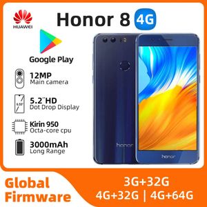 Honor 8 Android 4G ontgrendeld 5,2 inch 64 g alle kleuren in goede staat originele mobiele telefoon gebruikte telefoon