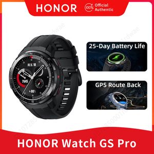 Accesorio de pulsera deportiva para hombre Honor Smart Watch GS Pro con pantalla GPS Bluetooth de 1,39 pulgadas llamada SPO2 5ATM Monitor de frecuencia cardíaca