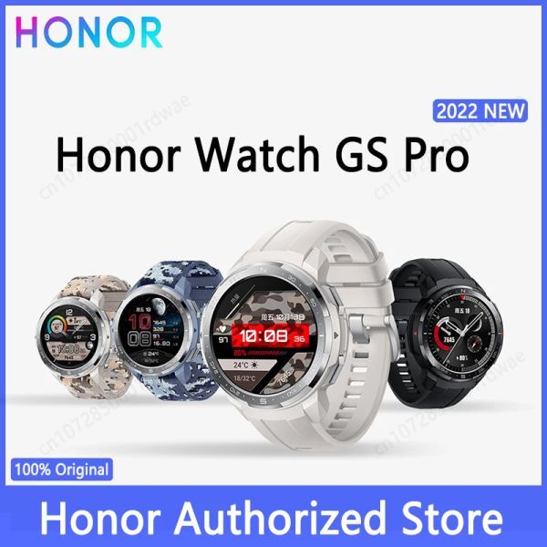 Honor Watches GS Pro Smart 1.39 '' 5ATM GPS Bluetooth Call SmartWatch Spo2 Heart Rate Monitor Fiess Sport Watch pour les hommes Watch