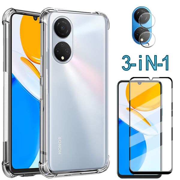 Honor X 7 Case pour Huawei Honor X7 Cas de silicone xonor x7 Smartphone Phone Accesorios Honor-X7-2022 CMA-LX2, CMA-LX1 Couverture arrière de choc Honorx7 X-7