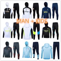 arsen trainingspak voor volwassenen spurs voetbalshirts PEPE SAKA volwassen jongens Gunners City trainingspak ODEGAARD THOMAS TIERNEY SMITH ROWE CFC hoodie kinderen TRACKSUITS