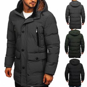 Manteaux à capuche grande poche streetwear fermeture à glissière épais doux pour la peau veste masculine décontractée veste d'hiver pour l'hiver X7Ip #