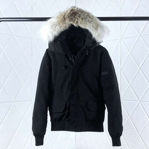 Parka à capuche manteau veste Outwear noir hiver fourrure Parkas vestes pour femmes hommes taille XS-XXL