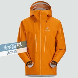 Pulls à capuche pour hommes Designer Arcterys Veste de mode Manteaux Alpha SV Extérieur Coupe-vent imperméable GTX Breathab WNUXJ