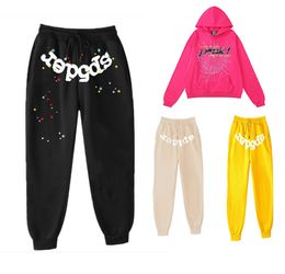 Sudadera con capucha ropa deportiva hombre mujer pantalones largos ropa deportiva pantalones deportivos patrón personalizado 555 diseñador sudadera suelta deportes tallas asiáticas s-xxl