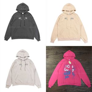 sudaderas con capucha con capucha diseñador sudadera con capucha Vete ments letra estampada de moda hop hop deportivo corriendo algodón mezcla de poliéster espesas para mujer sudadera con capucha