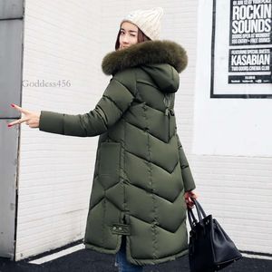 Manteau Long à capuche pour femme, veste d'hiver, garde au chaud, Parka, vêtements de neige