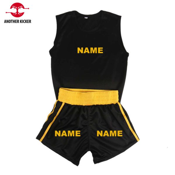 Conjunto de Sudadera con capucha y camiseta para hombre y mujer, pantalones cortos personalizados de Muay Thai, camiseta de artes marciales MMA, pantalones de Kickboxing personalizados