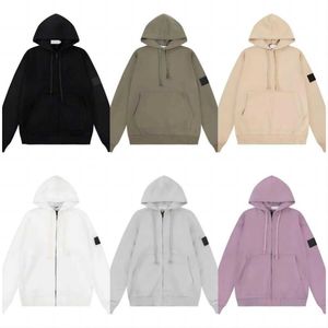 Hoodie Klassieke mouw Lange onderkant Heren Dames Sweatshirt Eenvoudig katoen Veelzijdige top