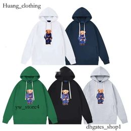 Hoodie Designer Heren Paardmode Polo Sweatsuit Trainingspak Beerprint Polo Ralphs Lawrence Katoen Laurens Casual Waterpolo Politieagent 134