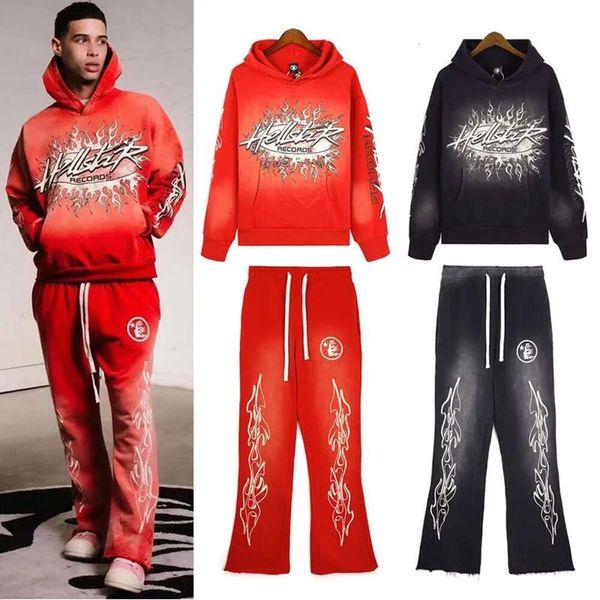 Sweat à capuche Hellstar Shirt Sweats à capuche Designer High Street Vintage Lettre Imprimer Mode Sports Hommes Femmes 480g Qualité Coton En Gros