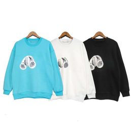 Sweat à capuche hommes designer pull hommes femmes mode coton ours cassé dessin animé impression sweat-shirt décontracté lâche couleur unie col rond pull chemise de fond