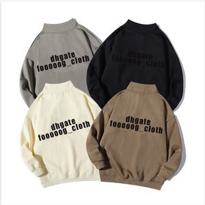 hoodie Heren Mode Streetwear Pullover Sweatshirt Losse Hoodie Paar Top Kleding Terug letter rits pullover coltrui trui jas