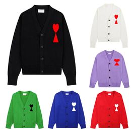 Chandails Cardigan Femme Amis Chandails Hommes Cou Rayé Mode Manches Longues Femmes Lettre Broderie Haut De Gamme Jacquard Cardigan Tricot Chandails Manteaux Taille S-XL