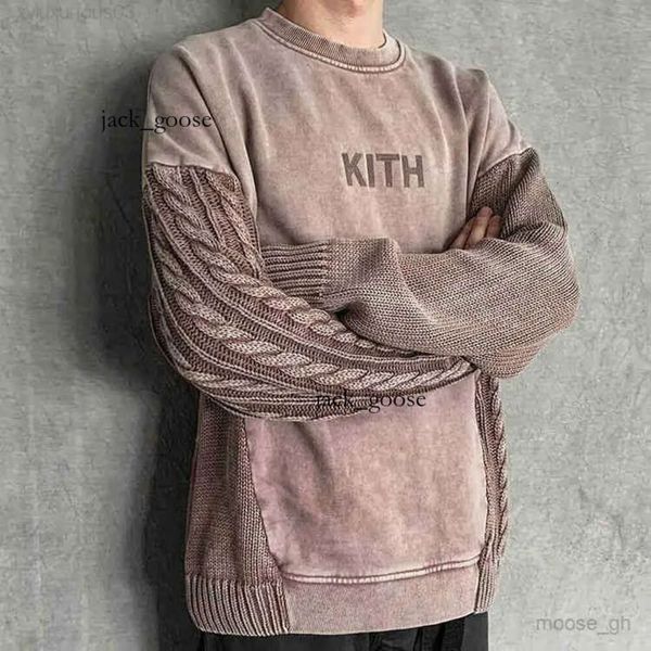 Sweat à capuche pour hommes et femmes, pull chaud à capuche, Design Kith S, veste épaisse, 825